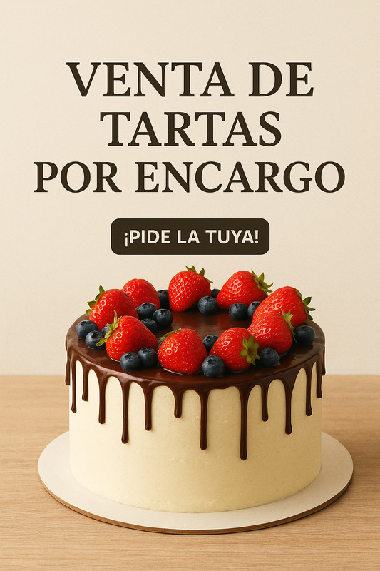“Endulza tus momentos con tartas hechas a tu medida.”